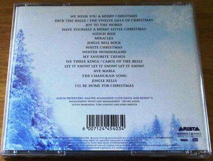 KENNY G The Greatness Holiday Classics CD [Shelf G x 6]
