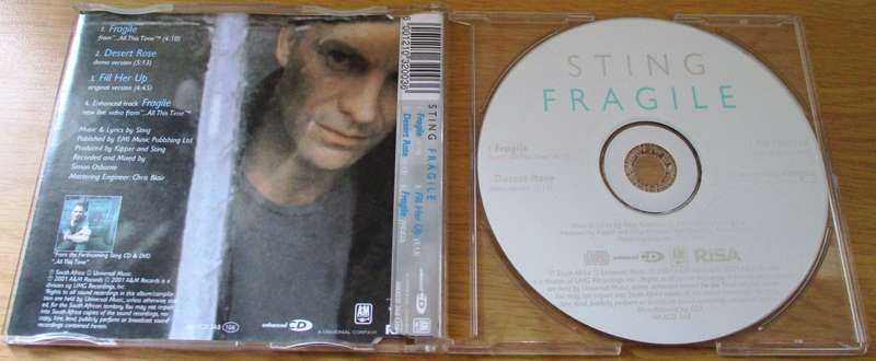 STING Fragile CD [BB Singles Box]