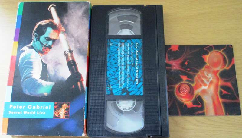 PETER GABRIEL Secret World Live VHS Video Cassette