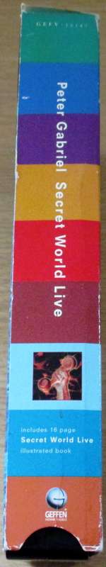 PETER GABRIEL Secret World Live VHS Video Cassette