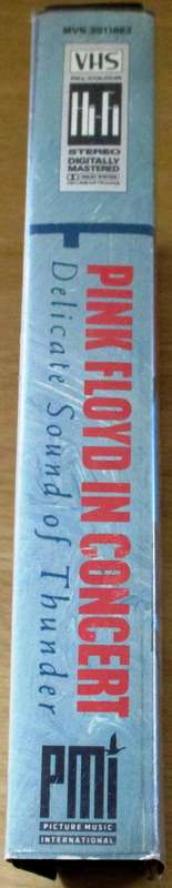 PINK FLOYD Delicate Sound of Thunder VHS Video Cassette