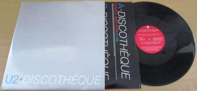 U2 Discothque 3x12 UK PROMO Vinyl Record