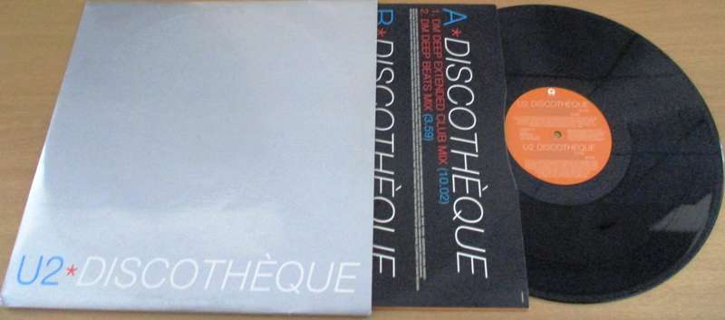 U2 Discothque 3x12 UK PROMO Vinyl Record