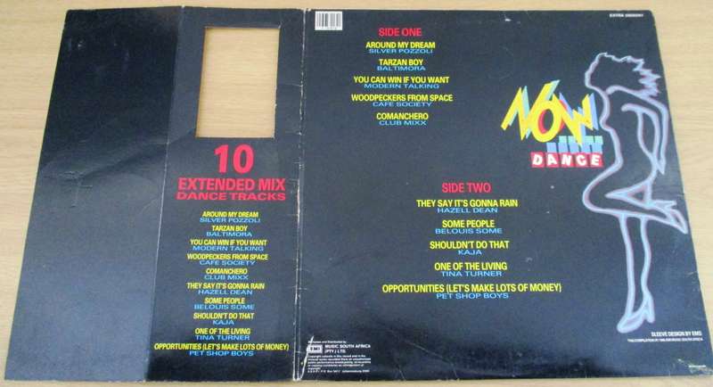 NOW DANCE 10 Extended Mix Dance Tracks LP Vinyl Record