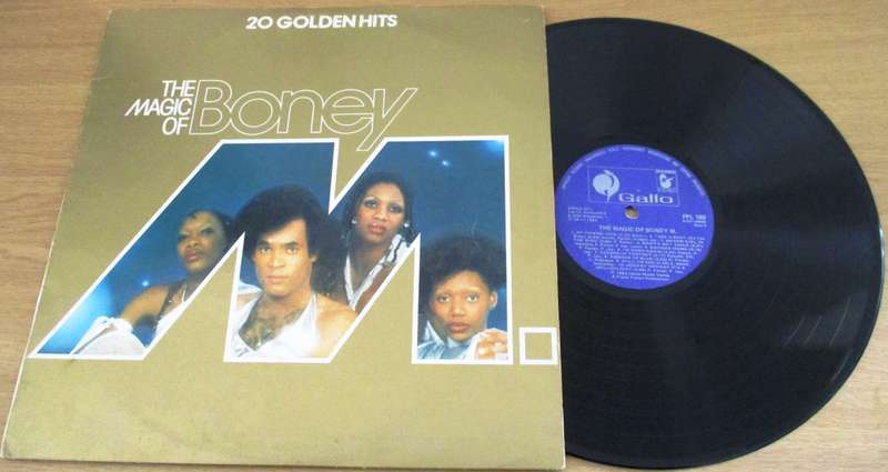 BONEY M The Magic of Boney M 20 Golden Hits LP Vinyl Record