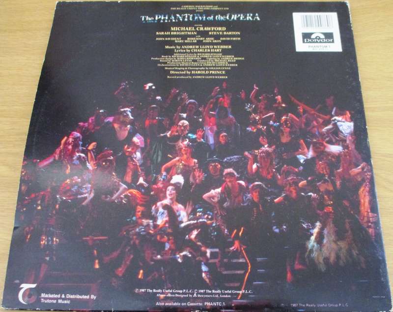 THE PHANTOM OF THE OPERA 2xLP Vinyl Record