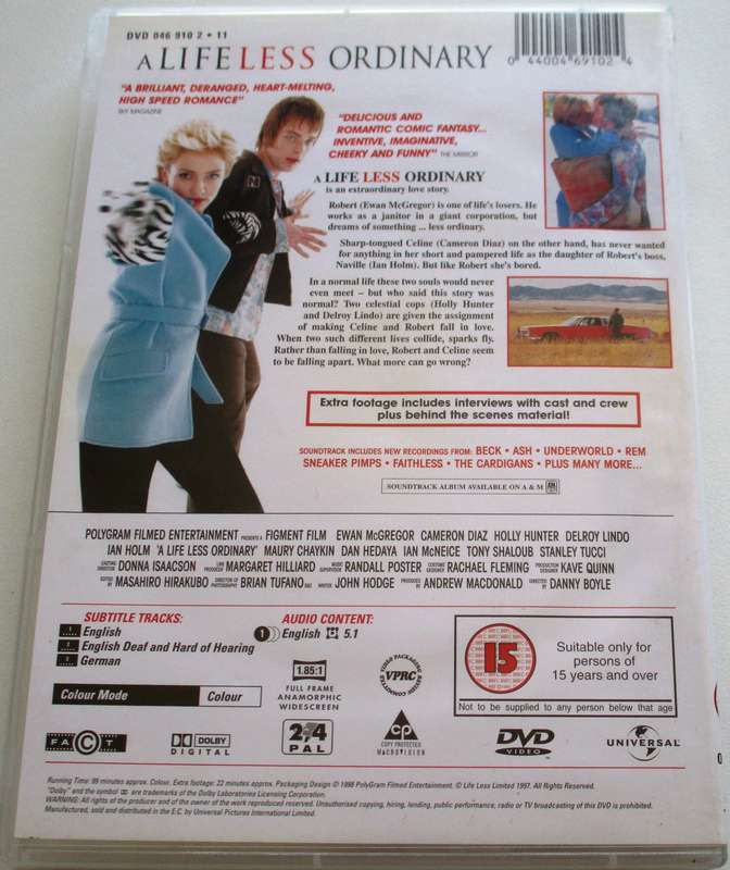 A LIFE LESS ORDINARY DVD [BBOX 6]