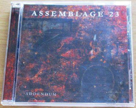 ASSEMBLAGE 23 Addendum CD [SHELF Z x 4]  [EBM - INDUSTRIAL]