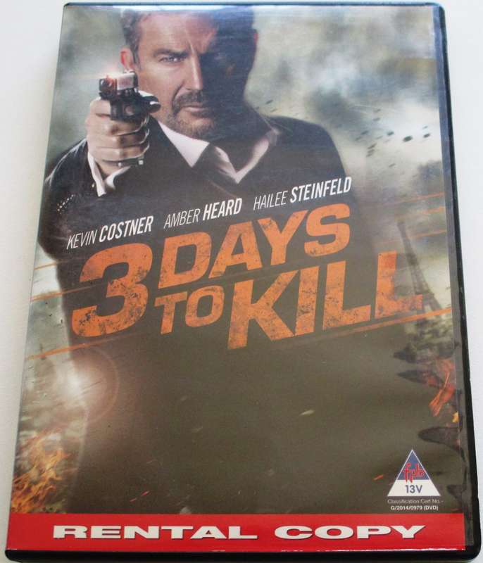 3 DAYS TO KILL Kevin Costner Amber Heard [BBOX 5]