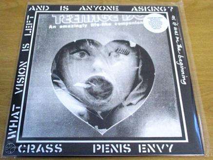 CRASS P3nis Envy LP VINYL Record
