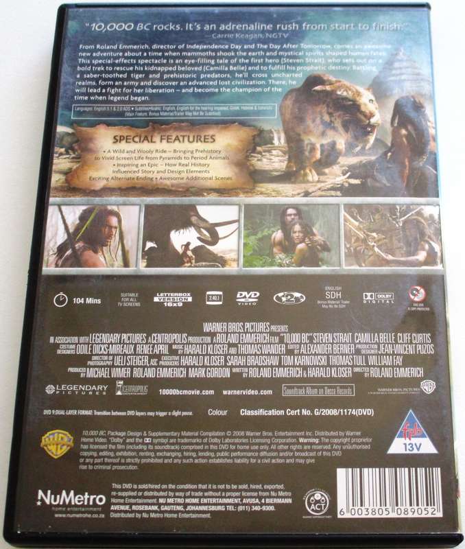 10 000 BC DVD [BBOX 5]