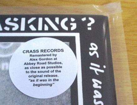 CRASS P3nis Envy LP VINYL Record