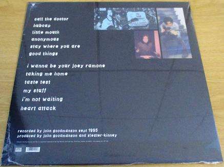 SLEATER-KINNEY Call the Doctor LP VINYL RECORD