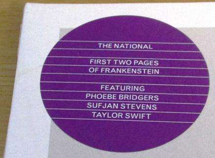 THE NATIONAL First Two Pages Of Frankenstein LP VINYL RECORD