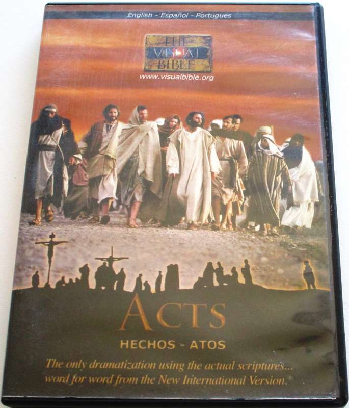 THE VISUAL BIBLE ACTS Hechos - Atos DVD [BBOX 6]