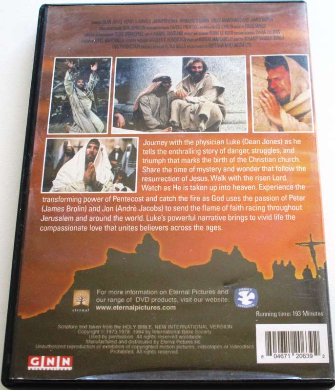 THE VISUAL BIBLE ACTS Hechos - Atos DVD [BBOX 6]
