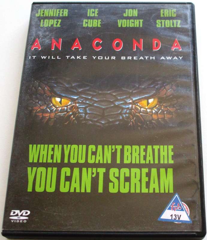 ANACONDA Jennifer Lopez Eric Stoltz DVD [BBOX 4]