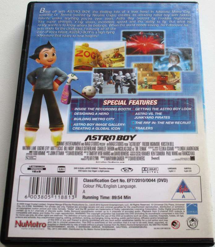 ASTRO BOY DVD [BBOX 6]