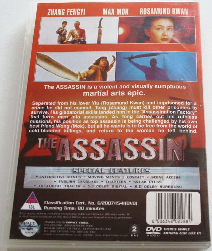 THE ASSASSIN DVD [BBOX 6]