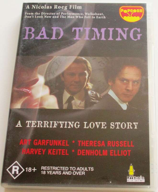 BAD TIMING Art Garfunkel Harvey Keital DVD [BBOX 9]