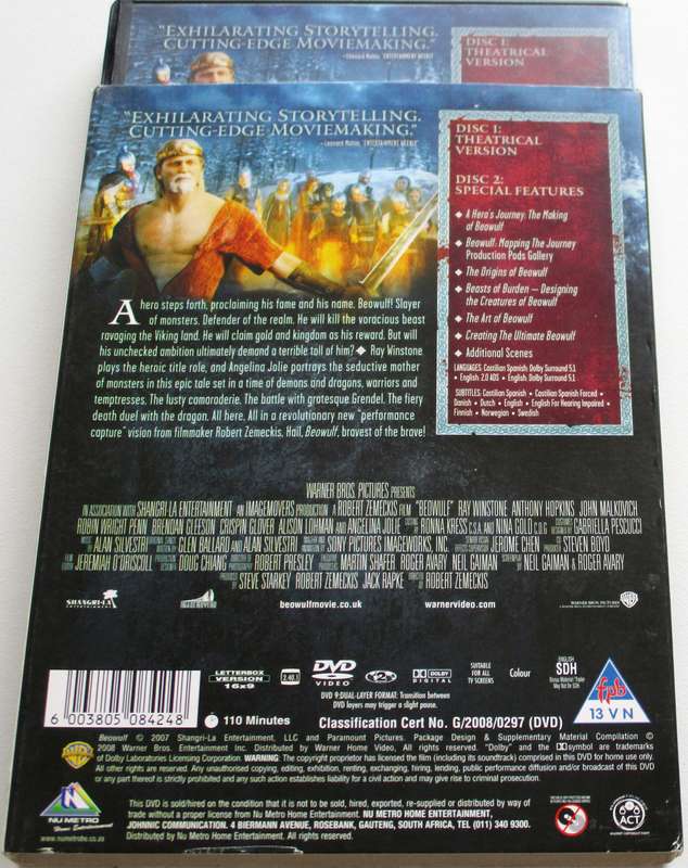 BEOWULF Two Disc Special Edition DVD [BBOX 8]