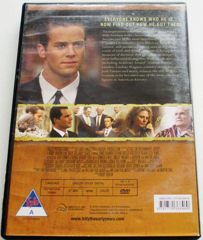 BILLY GRAHAM Billy DVD [BBOX 8]