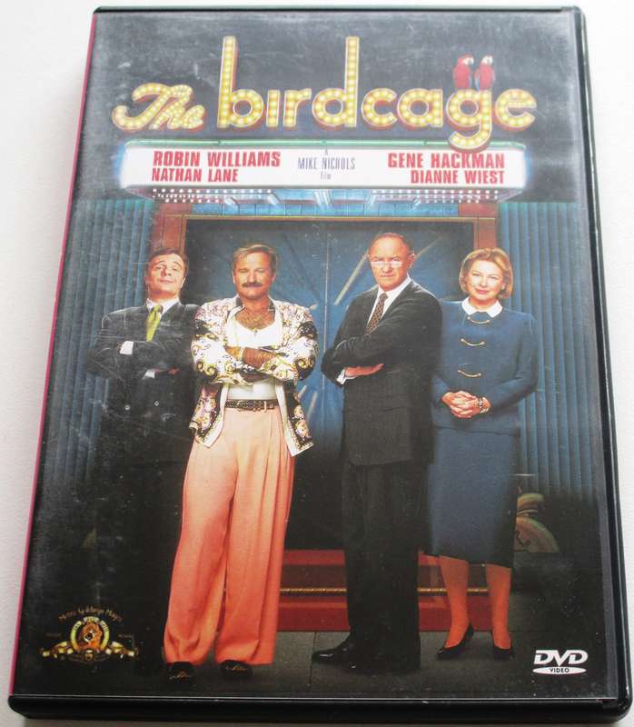 THE BIRDCAGE Robin Williams Gene Hackman DVD [BBOX 8]