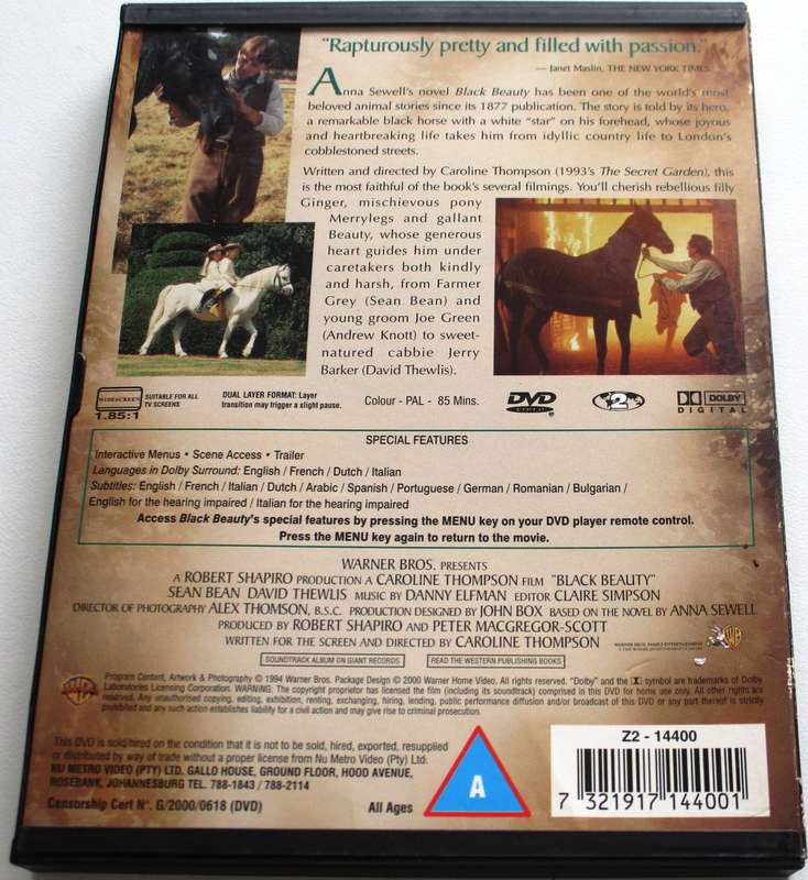BLACK BEAUTY DVD [BBOX 8]