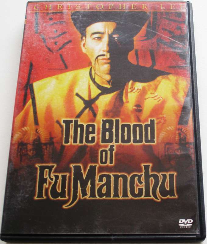 THE BLOOD OF FU MANCHU Christopher Lee DVD [BBOX 8]