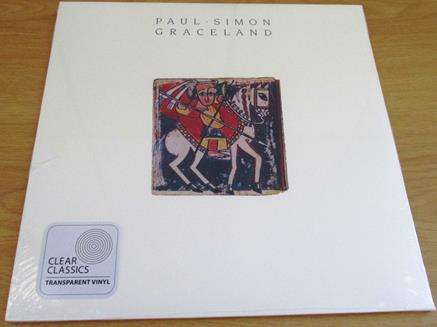 PAUL SIMON Graceland CLEAR TRANSPARENT LP VINYL Record