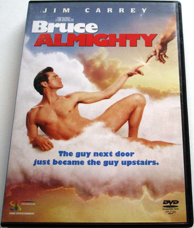 BRUCE ALMIGHTY Jim Carey DVD [BBOX 7]