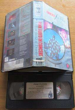PINK FLOYD Delicate Sound of Thunder VHS Video Cassette