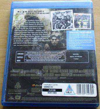 PLATOON BLU RAY  [BLU RAY SHELF]