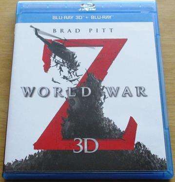 WORLD WAR Z 3D BLU RAY + BLU RAY 3D Brad Pitt  [BLU RAY SHELF]