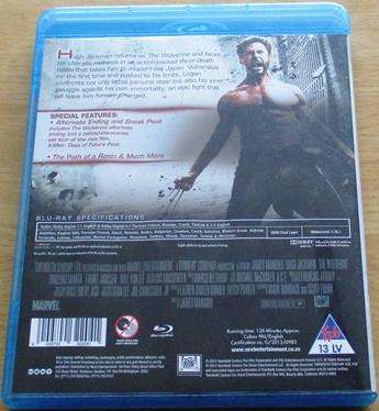 THE WOLVERINE BLU RAY 3D Hugh Jackman  [BLU RAY SHELF]