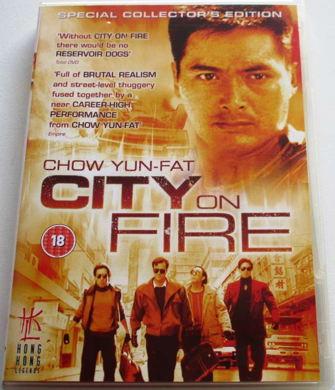 CITY ON FIRE Chow Yun-Fat DVD [BBOX 9]