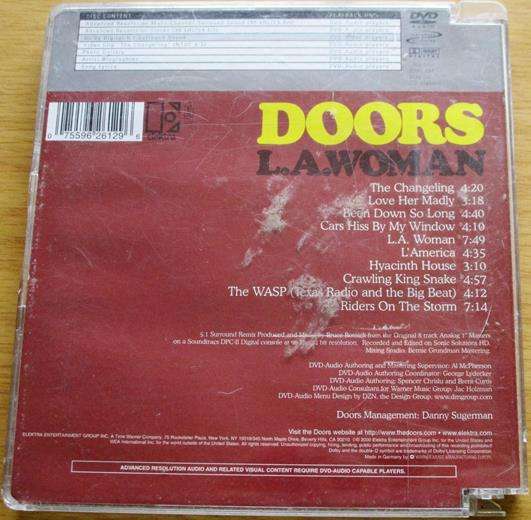 THE DOORS L.A. Woman DVD Audio [Blu Ray shelf]