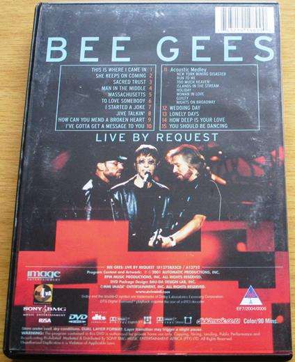 BEE GEES Live by Request DVD
