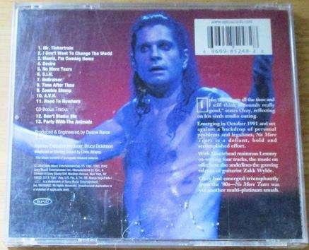 OZZY OSBOURNE No More Tears CD [Shelf G x 15]