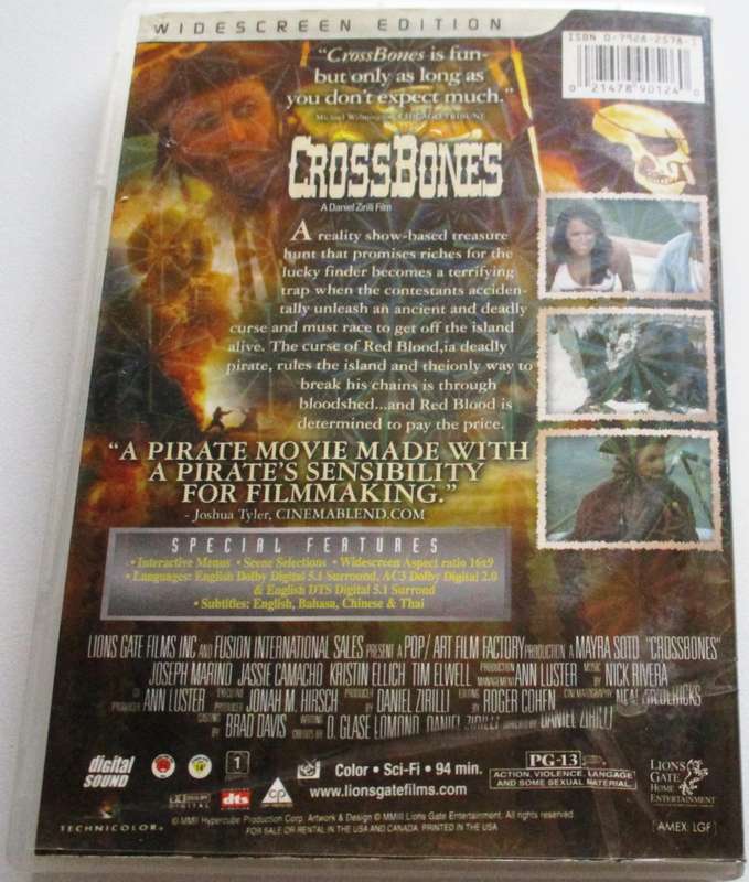 CROSS BONES DVD [BBOX 9] Region 1