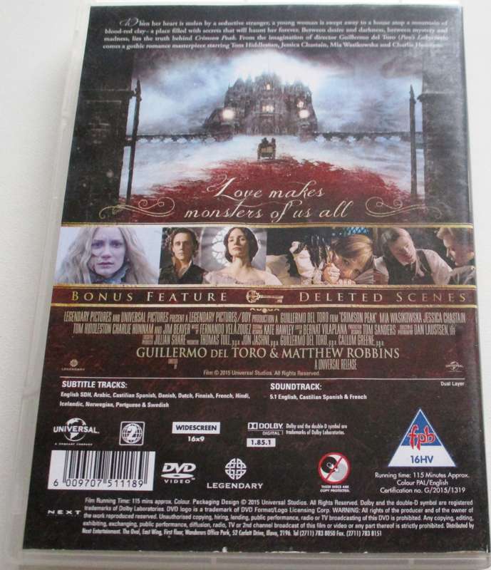 CRIMSON PEAK DVD [BBOX 9]