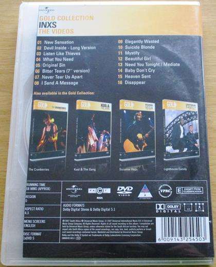 INXS The Videos DVD