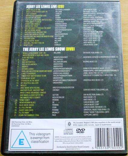 JERRY LEE LEWIS Collector's CD+DVD