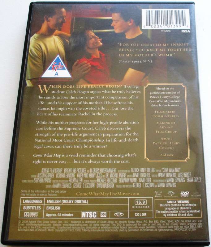 COME WHAT MAY DVD [BBOX 9]