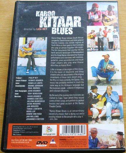 DAVID KRAMER'S KAROO KITAAR BLUES DVD