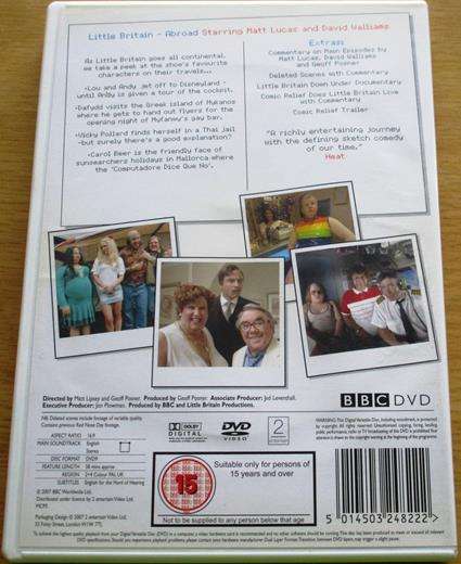LITTLE BRITAIN Abroad DVD [BOX SET SHELF]