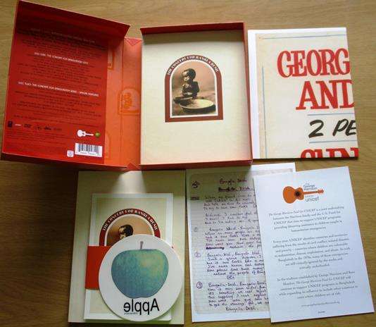 GEORGE HARRISON & friends Concert for Bangladesh 2xDVD region 1 with poster, postcards etc