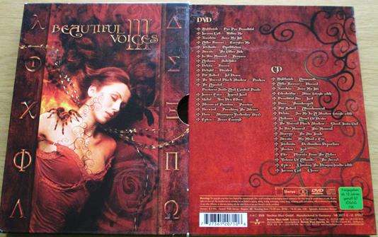 BEAUTIFUL VOICES III CD+DVD Nightwish Lacuna Coil In This Moment Therion