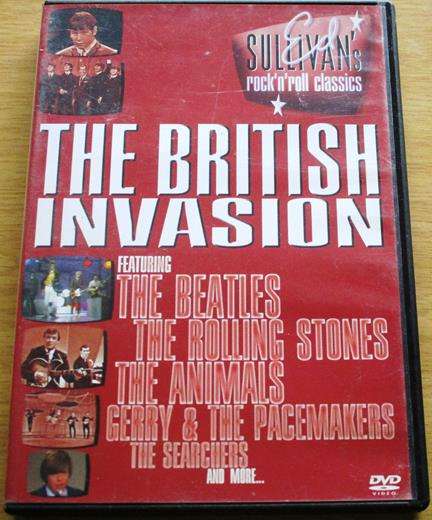 THE BRITISH INVASION DVD The Beatles ROLLING STONES The Animals Gerry and the Pacemakers