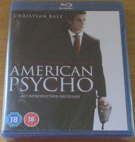 AMERICAN PSYCHO BLU RAY Christian Bale